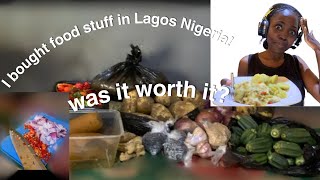 What you can get with 10k Naira in a Lagos Nigerian market  SAPA Levels  Lunch [upl. by Alak]