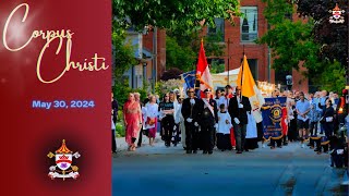 FEAST of CORPUS CHRISTI Mass  Procession  Benediction 2024  Basilica of Our Lady Immaculate [upl. by Eutnoj458]