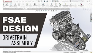 FSAE DESIGN  5 Drivetrain Assembly [upl. by Neyud]