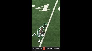 Breece Hall catches for a 25yard Gain vs Houston Texans [upl. by Yeldoow]