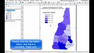 How to Add and Format a Legend on a Map Using ArcMap ArcGIS [upl. by Anilahs692]