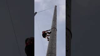 60’ Speed Climb at the 2023 Lumberjack World Championships [upl. by Aryahay]