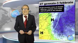 Meteo 21 gennaio3 febbraio Arriva linutile anticiclone Azzorre poi una fase appena invernale [upl. by Sairtemed]