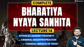 Bharatiya Nyaya Sanhita BNS 2023  Offences Against Property  New Criminal Laws  Lec 14 [upl. by Novart]