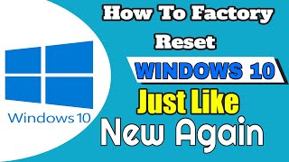 This Is How To Factory Reset Your Pc Or Laptop Running Windows 10 shorts howto windows10 [upl. by Colwen]