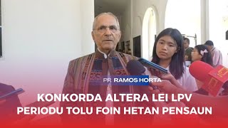 PR Ramos Horta fo Parabéns ba Governu no PN Konkorda Altera Lei Pensau Vitalisia AKREMATV [upl. by Airehtfele]