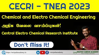 Best Engineering Course in 2023  CECRI Chemical and Electrochemical Engineering  Job Opportunities [upl. by Kori499]