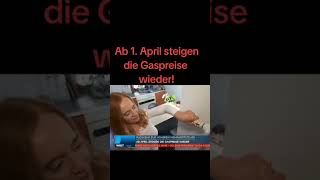 Gaspreise steigen ab April wieder in Deutschland an  politik youtube video viral shorts [upl. by Wendy430]