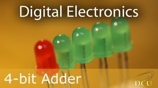 Digital Electronics The 4bit Adder 74HC283 [upl. by Rednasela738]