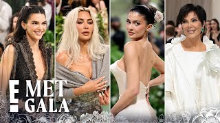 See Every KardashianJenner Fashion Moment on the Carpet  2024 Met Gala [upl. by Sharyl]