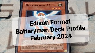 Edison Format Batteryman Deck Profile February 2024 [upl. by Derrej]