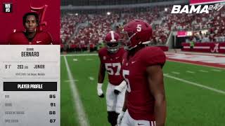 The Bama247 EA College Football 25 Simulation Alabama vs Georgia [upl. by Mastrianni516]