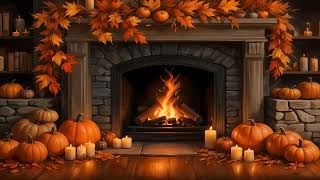 Fall Lofi Music 🍂 Cozy Fireplace 🔥 Cozy Lofi Beats for Study and Relaxation  lofi unique songs [upl. by Psyche377]