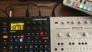 elektron Digitakt cyclone analogic TT303acidlab Bassline quotzzxquot [upl. by Iuqcaj724]