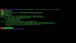 How to Fix AndroRAT ERROR signing failed when Build apk AndroRAT Kalilinux Hackingtutorial [upl. by Adnoval]