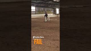 Losing Balance On A Walking Horse  horseriding horses horseridinglesson [upl. by Gresham]