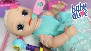 BABY ALIVE BEBÊ LAURINHA INDO NO PEDIATRA PELA PRIMEIRA VEZ [upl. by Torry711]