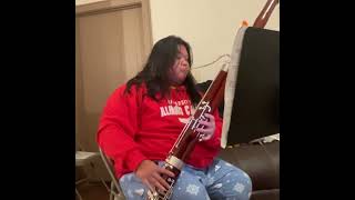 CARELESS WHISPER  MY DAUGHTER USING HER BASSOON INSTRUMENT asmr asmrsounds viral fyp shorts [upl. by Latvina]