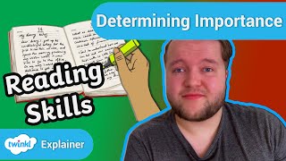 How to Determine Importance  Reading Comprehension Skills [upl. by Imoyn]