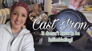 How to Season Cast Iron  Cast Iron Tips [upl. by Gyimah]