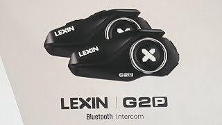 Lexin G2P intercom unboxing intercom bluetooth motorcycle lexin unboxing follow helmet [upl. by Cha]