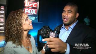 UFC 141s Alistair Overeem Says Brock Lesnar Has Weak Standup  Hes Still Strikeforce Champ [upl. by Ahtanoj]