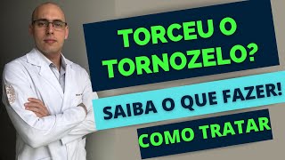 ENTORSE DO TORNOZELO COMO DEVE SER O TRATAMENTO [upl. by Atinnor]