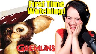 First Time Watching Gremlins MOVIE REACTION  bunnytails [upl. by Lantz959]