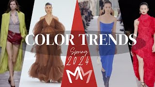 SpringSummer 2024 Fashion Color Trends [upl. by Travax]