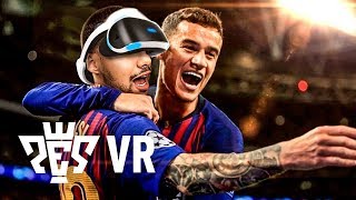 JOGANDO PES EM REALIDADE VIRTUAL  VR [upl. by Leena647]