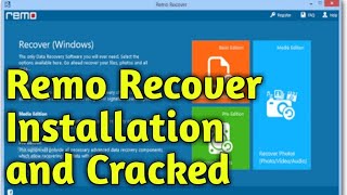 Remo Recover How to Install and crack [upl. by Ahsatal969]