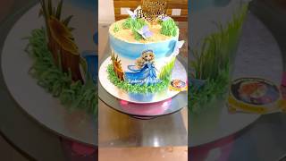 Photo Print Cake Tall cake cake cakeshorts shortvideo cakedesign shortsfeed simple variety [upl. by Aredna]