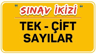 TEK  ÇİFT SAYILAR  ŞENOL HOCA [upl. by Parnas]