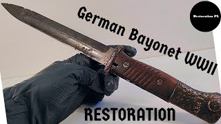 German Mauser K98 Bayonet Restoration WW2 1943 [upl. by Lleihsad]