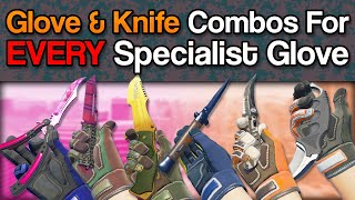 CS2 Glove Knife Combos For EVERY Specialist Glove [upl. by Airtemad55]