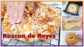 🎄 ¡Aprende a hacer el mejor ROSCÓN de REYES en la FREIDORA de AIRE 🥳  Cosori Airfryer [upl. by Lazar800]