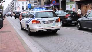 Politie Damme Knokke Heist Mercedes Benz E300 [upl. by Mitzl]