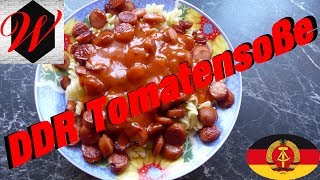 DDR Rezept Tomatensoße wie aus der Schulküche einfach lecker schnell und günstig [upl. by Atiuqihs]