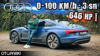 Audi RS etron GT646 hp  0100kmh LAUNCH Control 🔥 ve tüm detaylar  OTOPARKcom [upl. by Marissa]