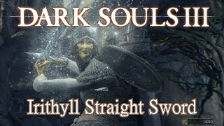 Irithyll Straight Sword Moveset Dark Souls 3 [upl. by Terrill]