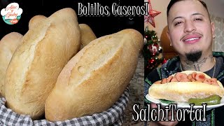 RECETA BIEN EXPLICADA DE COMO HACER BOLILLOS MEXICANOS CASEROS [upl. by Mahala]