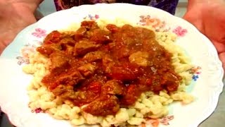 Authentic Hungarian Goulash  Porkolt [upl. by Tratner]