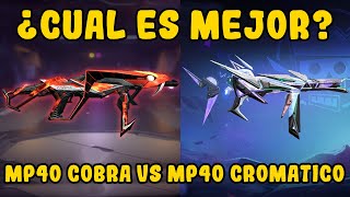 MP40 COBRA VS MP40 CROMATICO ¿CUAL ES MEJOR EN FREE FIRE  COMPARANDO LA MP40 COBRA VS MP40 20 [upl. by Akinek]