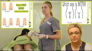 Laser Hair Removal Hollywood vs Brazilian  Style Sessions Success [upl. by Eyahc]