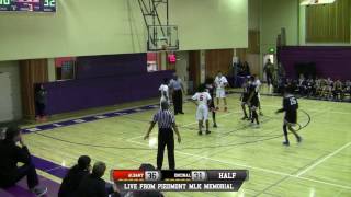 Albany vs Encinal High School Boys Basketball 2ND HALF LIVE 11417 [upl. by Turtle]