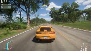 Forza Horizon 5 Chevrolet Camaro ZL1 Super Charged Sound Transformers Bumblebee Look City Car Race [upl. by Ysor]