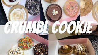 Crumble Cookie Asmr mukbang by Cookitgirleats on tiktok 🍪🍰 [upl. by Zerla185]