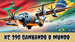 Marrocos Irá Trocar C130 Obsoletos pelo C390 Millennium de Última Geração – Da Embraer Em 2024 [upl. by Irmina646]