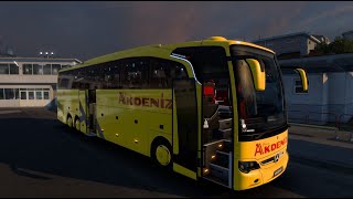 Euro Truck Simulator quotETSquot  Bus Mod  GamePlay [upl. by Inaluahek]