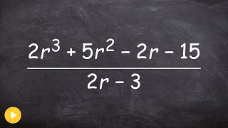 How to use synthetic division with fractions ohh fractions [upl. by Firooc]